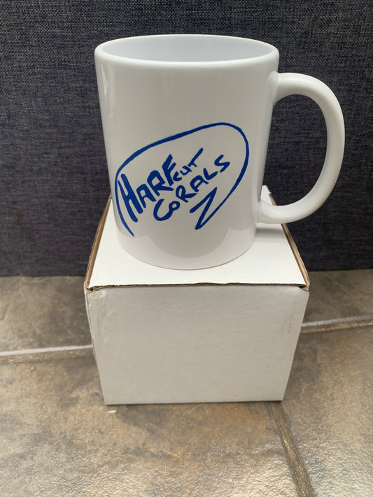 Merch mug white/blue